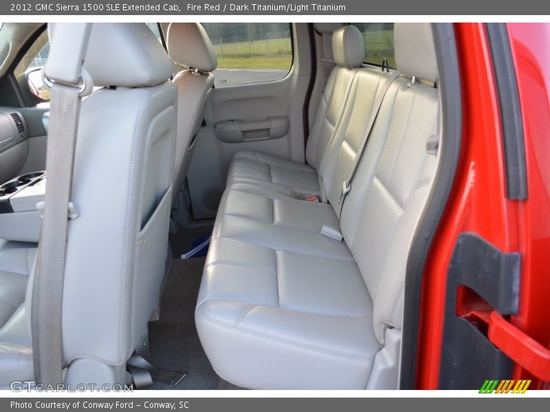 Fire Red / Dark Titanium/Light Titanium 2012 GMC Sierra 1500 SLE Extended Cab