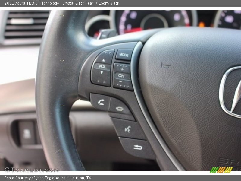 Crystal Black Pearl / Ebony Black 2011 Acura TL 3.5 Technology
