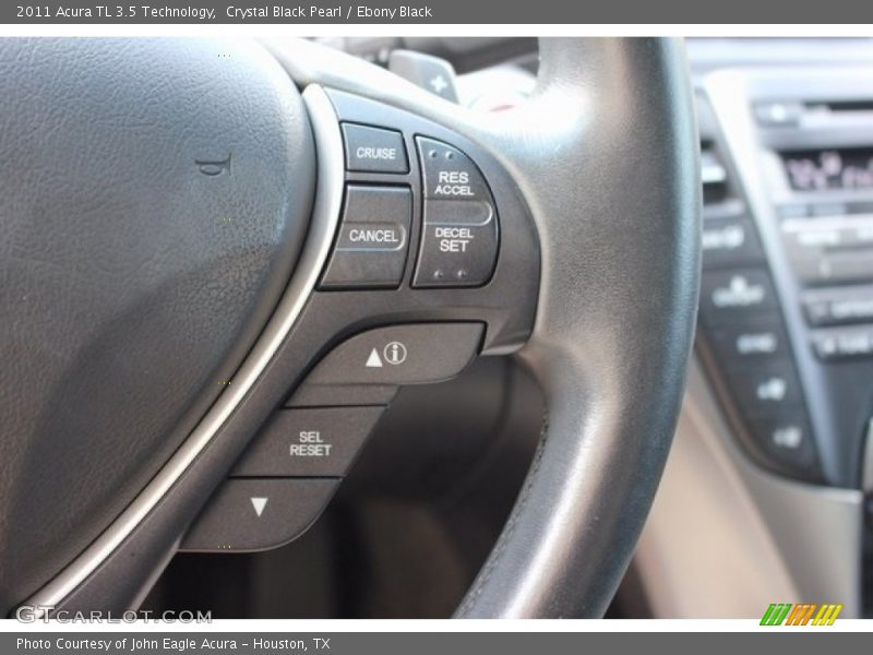 Crystal Black Pearl / Ebony Black 2011 Acura TL 3.5 Technology