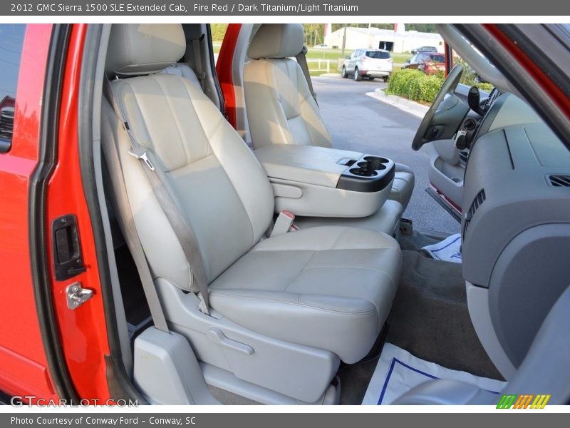 Fire Red / Dark Titanium/Light Titanium 2012 GMC Sierra 1500 SLE Extended Cab