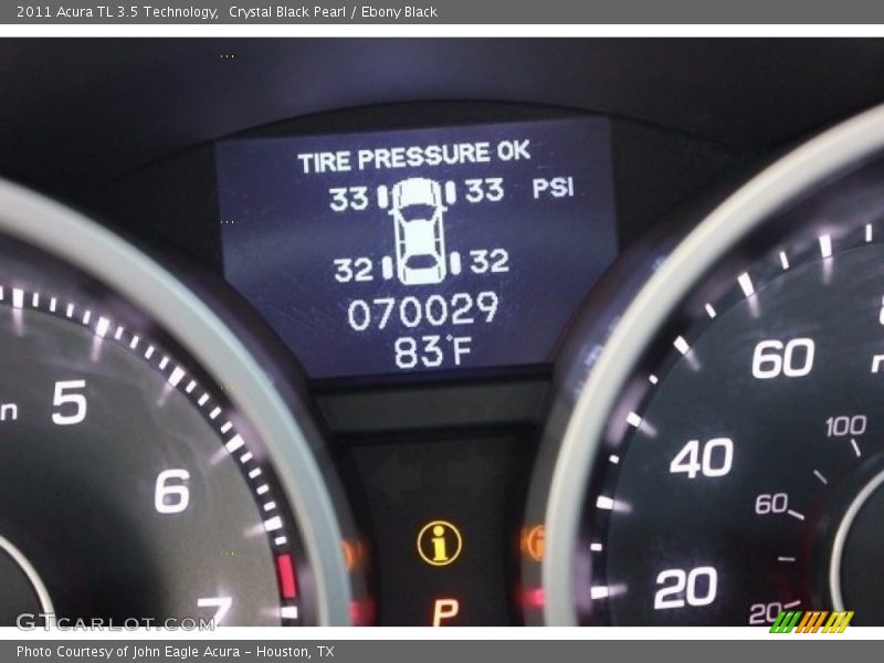 Crystal Black Pearl / Ebony Black 2011 Acura TL 3.5 Technology