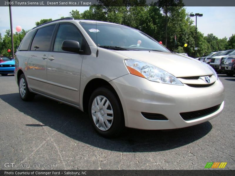 Desert Sand Mica / Taupe 2006 Toyota Sienna LE
