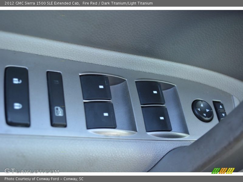 Fire Red / Dark Titanium/Light Titanium 2012 GMC Sierra 1500 SLE Extended Cab