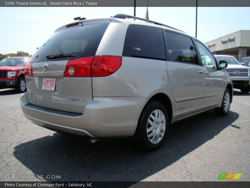Desert Sand Mica / Taupe 2006 Toyota Sienna LE