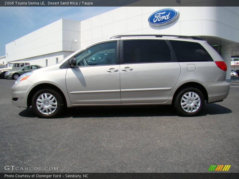 Desert Sand Mica / Taupe 2006 Toyota Sienna LE