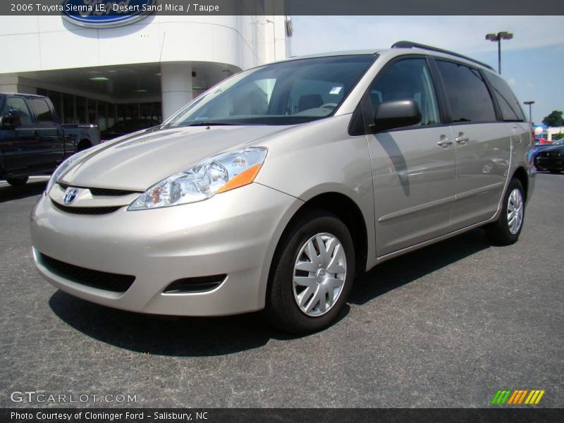 Desert Sand Mica / Taupe 2006 Toyota Sienna LE
