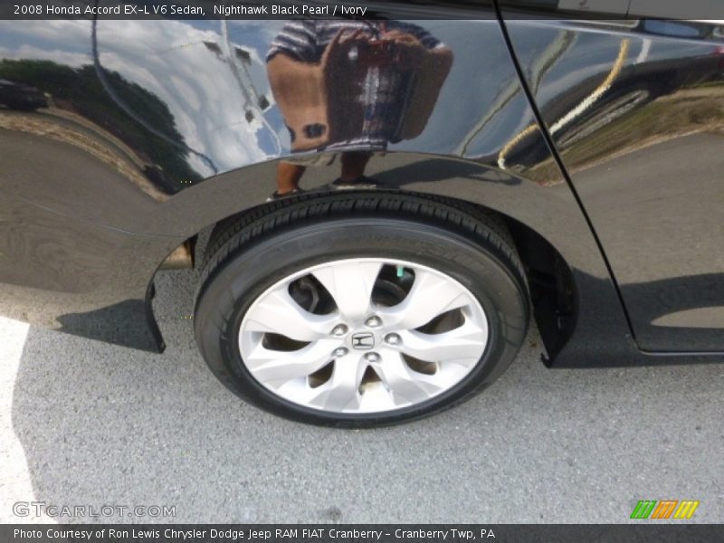 Nighthawk Black Pearl / Ivory 2008 Honda Accord EX-L V6 Sedan