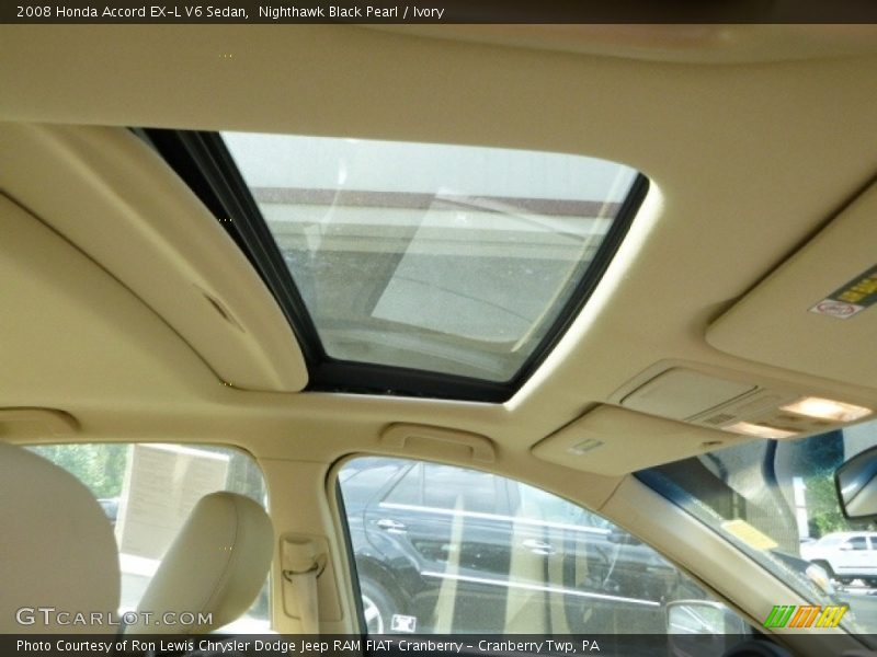Nighthawk Black Pearl / Ivory 2008 Honda Accord EX-L V6 Sedan