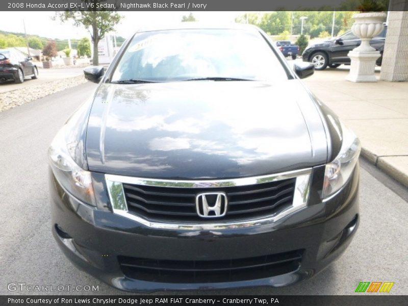 Nighthawk Black Pearl / Ivory 2008 Honda Accord EX-L V6 Sedan