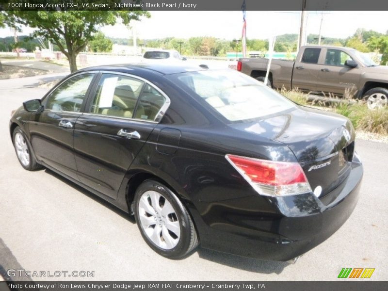 Nighthawk Black Pearl / Ivory 2008 Honda Accord EX-L V6 Sedan