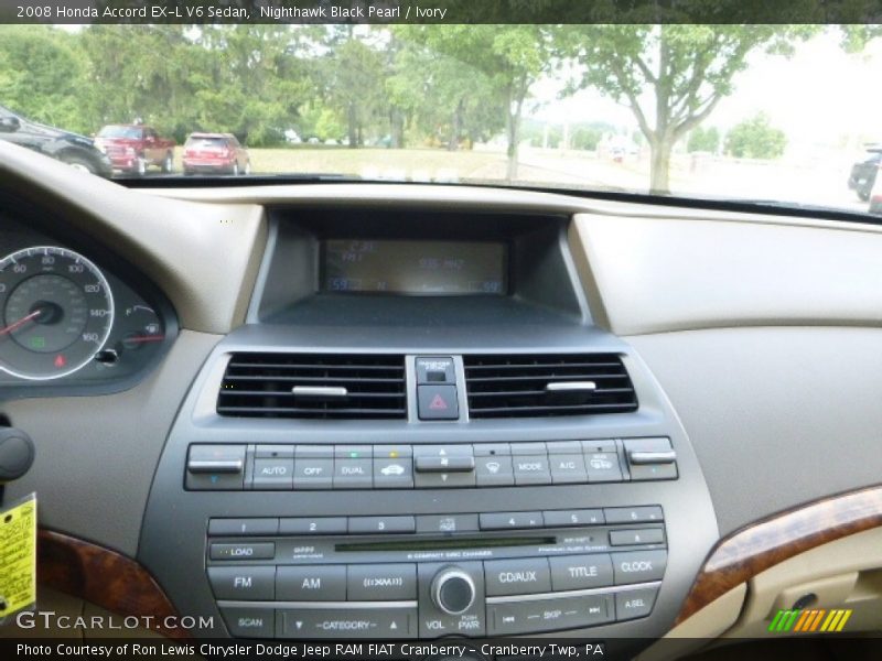 Nighthawk Black Pearl / Ivory 2008 Honda Accord EX-L V6 Sedan