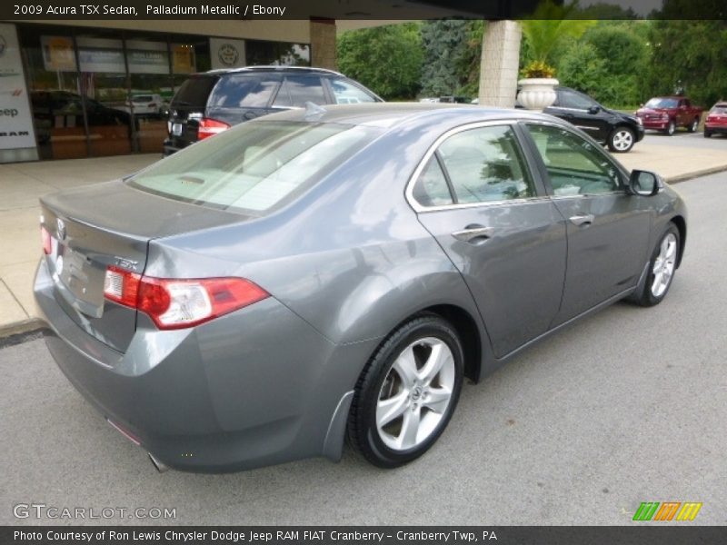 Palladium Metallic / Ebony 2009 Acura TSX Sedan