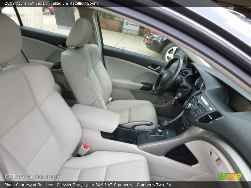 Palladium Metallic / Ebony 2009 Acura TSX Sedan