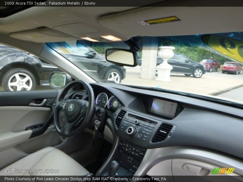 Palladium Metallic / Ebony 2009 Acura TSX Sedan