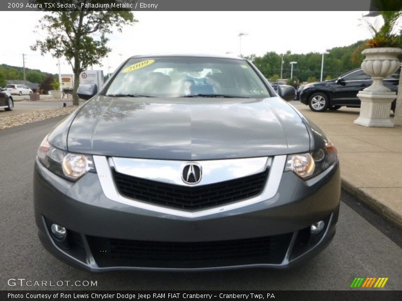 Palladium Metallic / Ebony 2009 Acura TSX Sedan