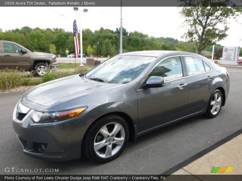 Palladium Metallic / Ebony 2009 Acura TSX Sedan
