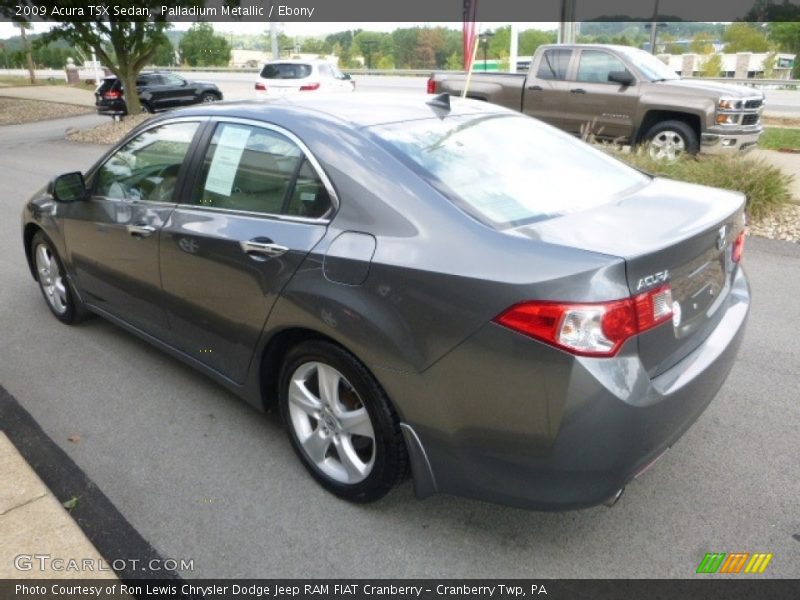 Palladium Metallic / Ebony 2009 Acura TSX Sedan