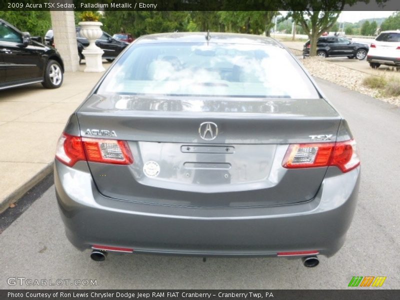 Palladium Metallic / Ebony 2009 Acura TSX Sedan