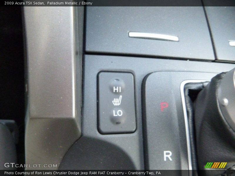 Palladium Metallic / Ebony 2009 Acura TSX Sedan
