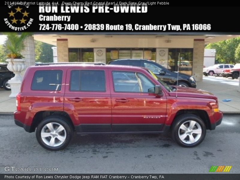 Deep Cherry Red Crystal Pearl / Dark Slate Gray/Light Pebble 2014 Jeep Patriot Latitude 4x4