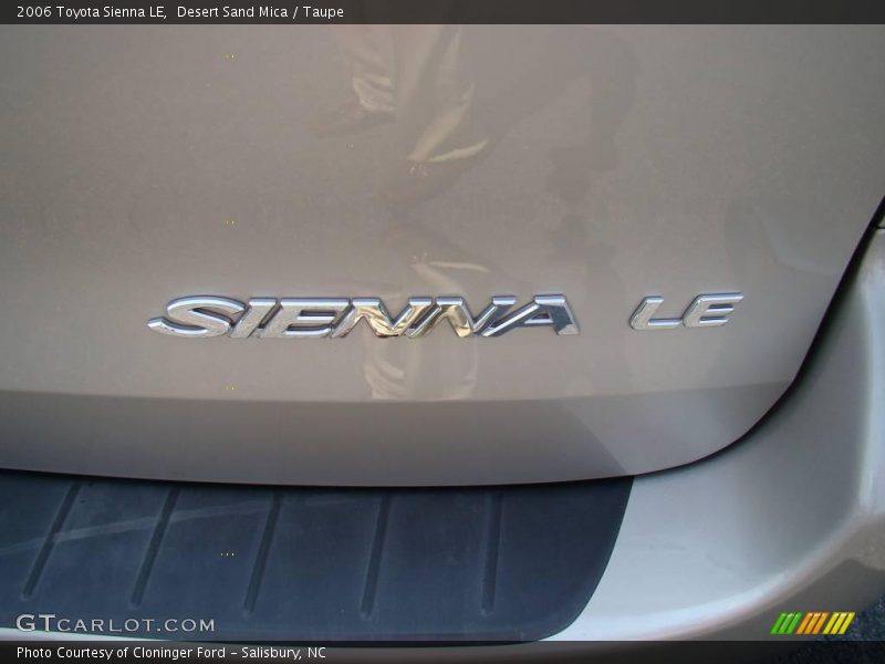Desert Sand Mica / Taupe 2006 Toyota Sienna LE