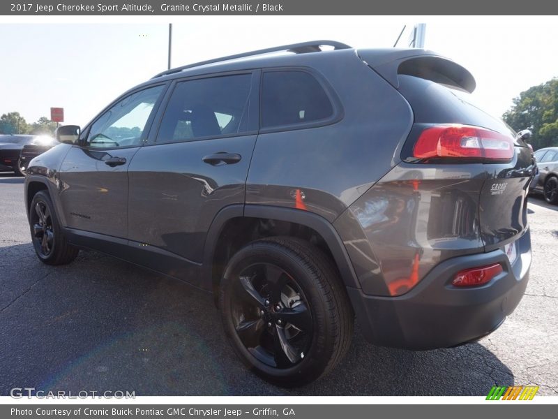 Granite Crystal Metallic / Black 2017 Jeep Cherokee Sport Altitude