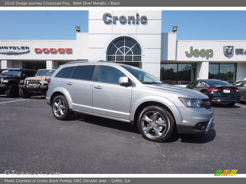 Billet Silver Metallic / Black 2016 Dodge Journey Crossroad Plus