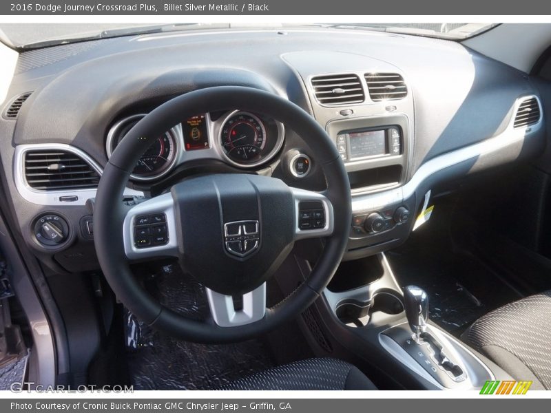 Billet Silver Metallic / Black 2016 Dodge Journey Crossroad Plus