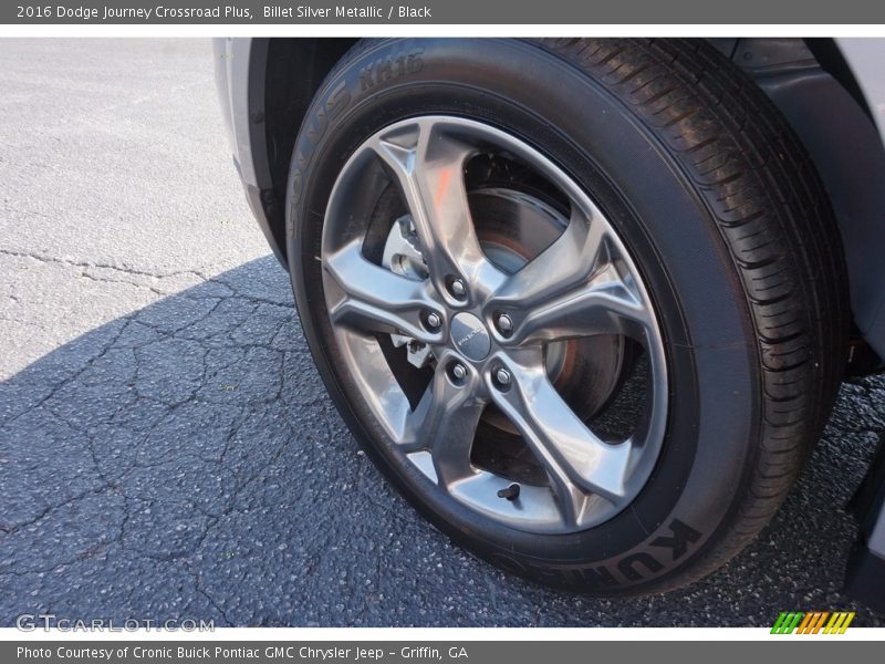 Billet Silver Metallic / Black 2016 Dodge Journey Crossroad Plus