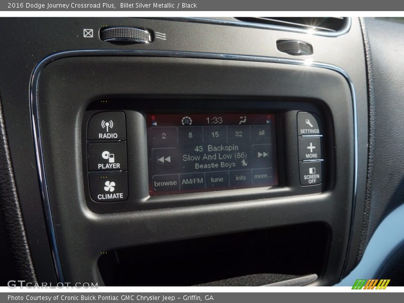 Billet Silver Metallic / Black 2016 Dodge Journey Crossroad Plus