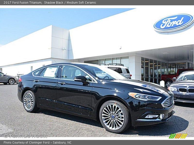 Shadow Black / Medium Soft Ceramic 2017 Ford Fusion Titanium