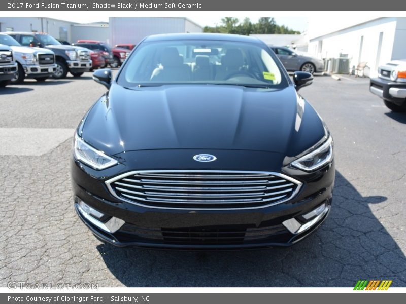 Shadow Black / Medium Soft Ceramic 2017 Ford Fusion Titanium