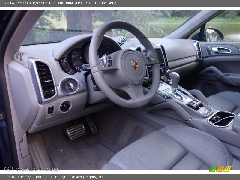 Platinum Grey Interior - 2014 Cayenne GTS 