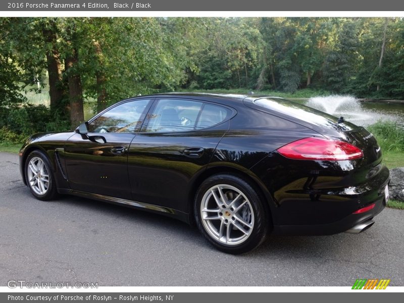 Black / Black 2016 Porsche Panamera 4 Edition