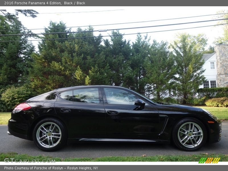 Black / Black 2016 Porsche Panamera 4 Edition