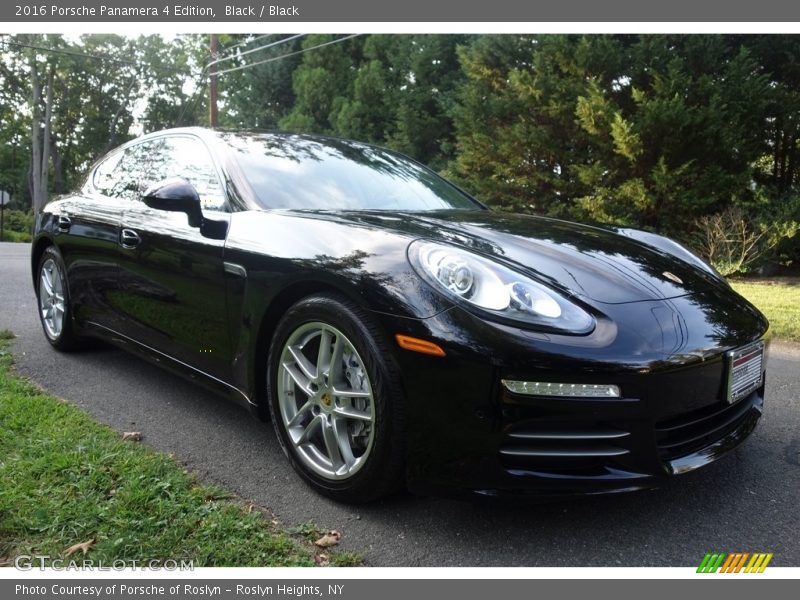 Black / Black 2016 Porsche Panamera 4 Edition