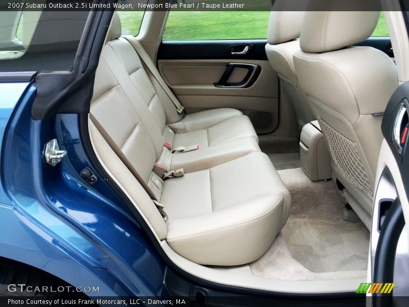 Newport Blue Pearl / Taupe Leather 2007 Subaru Outback 2.5i Limited Wagon