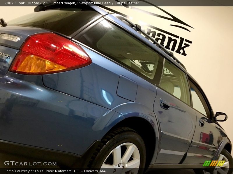 Newport Blue Pearl / Taupe Leather 2007 Subaru Outback 2.5i Limited Wagon