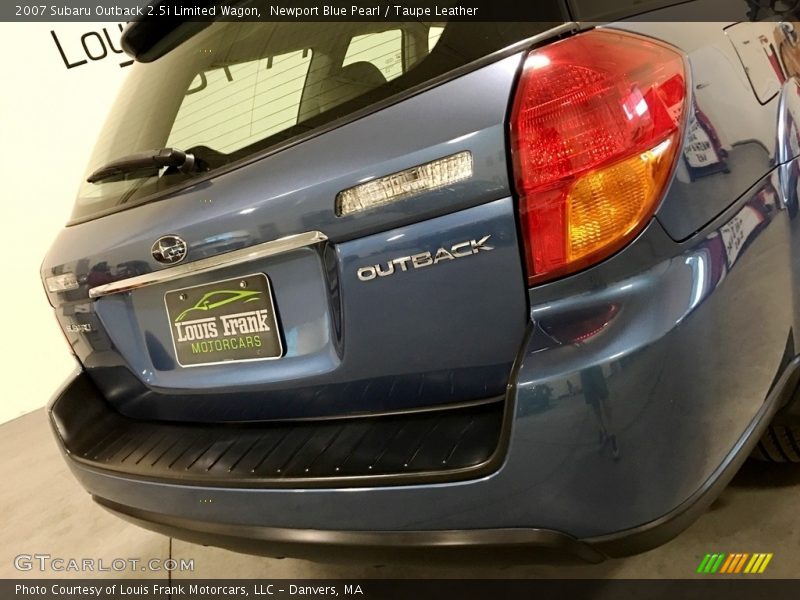 Newport Blue Pearl / Taupe Leather 2007 Subaru Outback 2.5i Limited Wagon