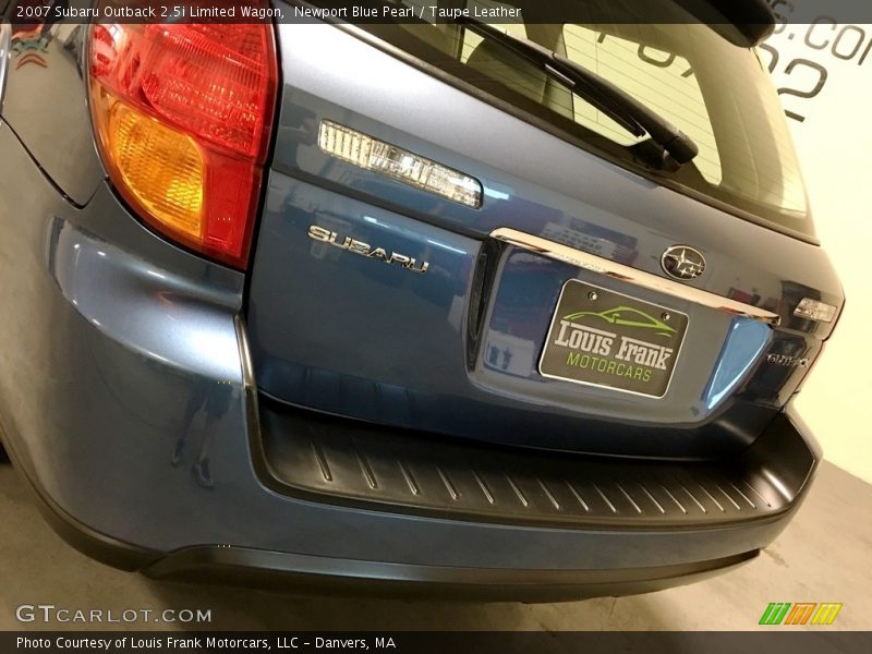 Newport Blue Pearl / Taupe Leather 2007 Subaru Outback 2.5i Limited Wagon