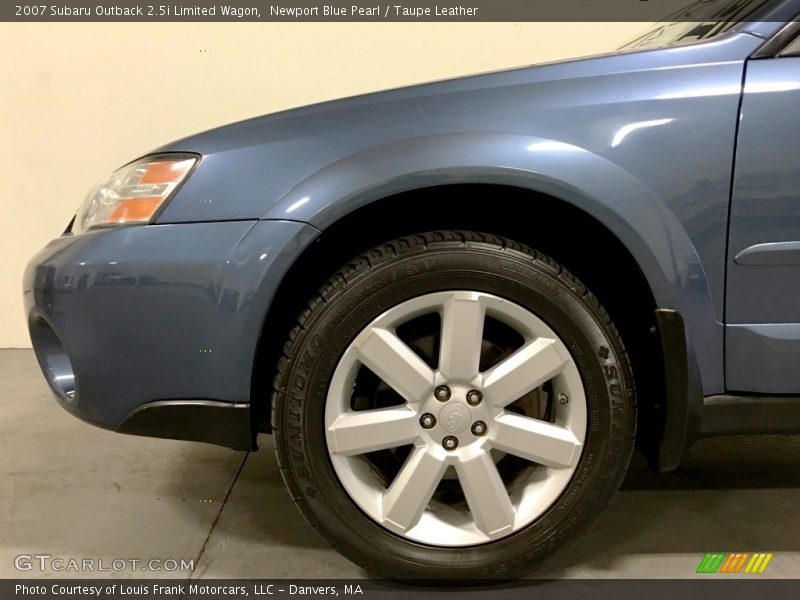 Newport Blue Pearl / Taupe Leather 2007 Subaru Outback 2.5i Limited Wagon