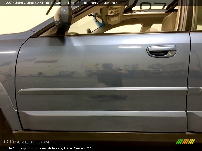 Newport Blue Pearl / Taupe Leather 2007 Subaru Outback 2.5i Limited Wagon