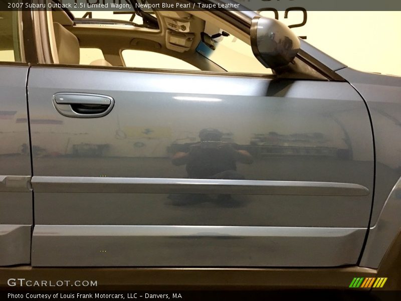 Newport Blue Pearl / Taupe Leather 2007 Subaru Outback 2.5i Limited Wagon