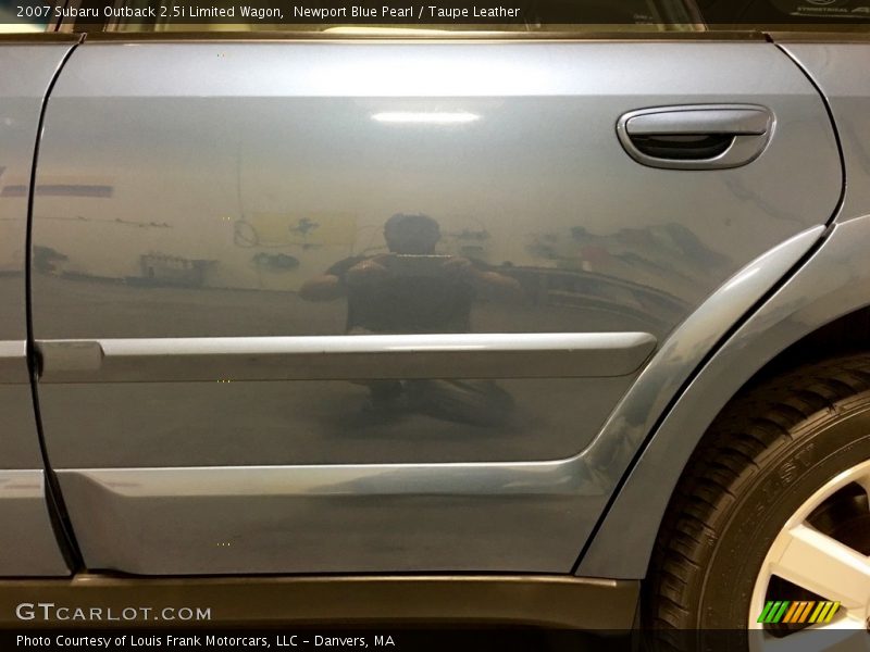 Newport Blue Pearl / Taupe Leather 2007 Subaru Outback 2.5i Limited Wagon