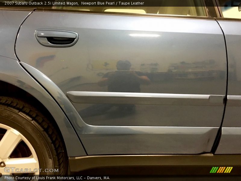 Newport Blue Pearl / Taupe Leather 2007 Subaru Outback 2.5i Limited Wagon