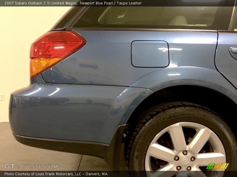 Newport Blue Pearl / Taupe Leather 2007 Subaru Outback 2.5i Limited Wagon