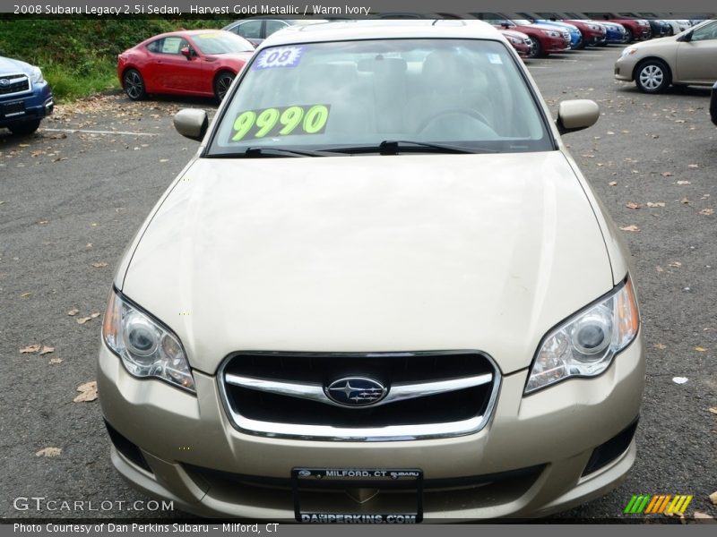 Harvest Gold Metallic / Warm Ivory 2008 Subaru Legacy 2.5i Sedan