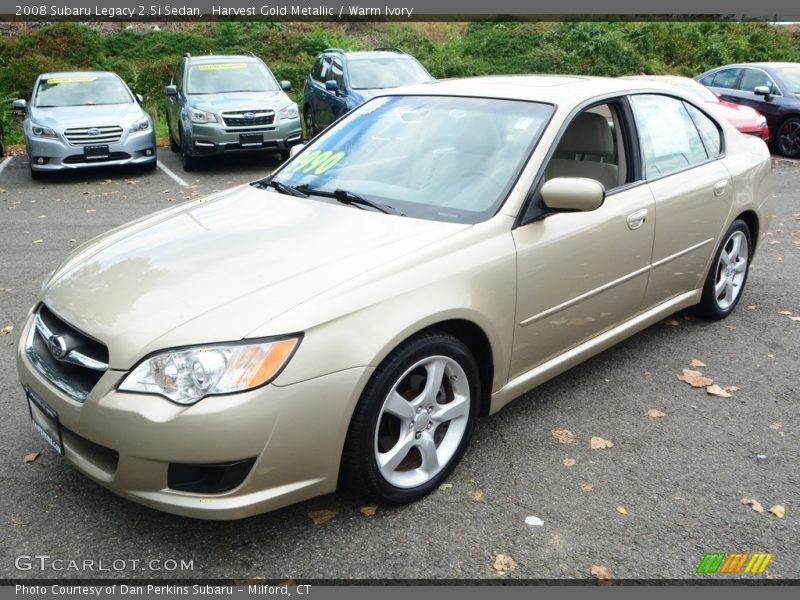 Harvest Gold Metallic / Warm Ivory 2008 Subaru Legacy 2.5i Sedan