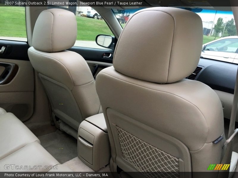 Newport Blue Pearl / Taupe Leather 2007 Subaru Outback 2.5i Limited Wagon