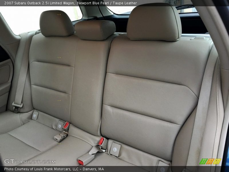 Newport Blue Pearl / Taupe Leather 2007 Subaru Outback 2.5i Limited Wagon